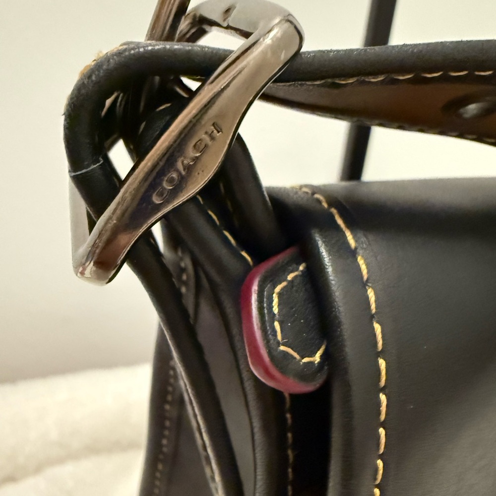Coach Disney Mickey Saddle Black Crossbody Bag NWOT - Picture 6 of 10